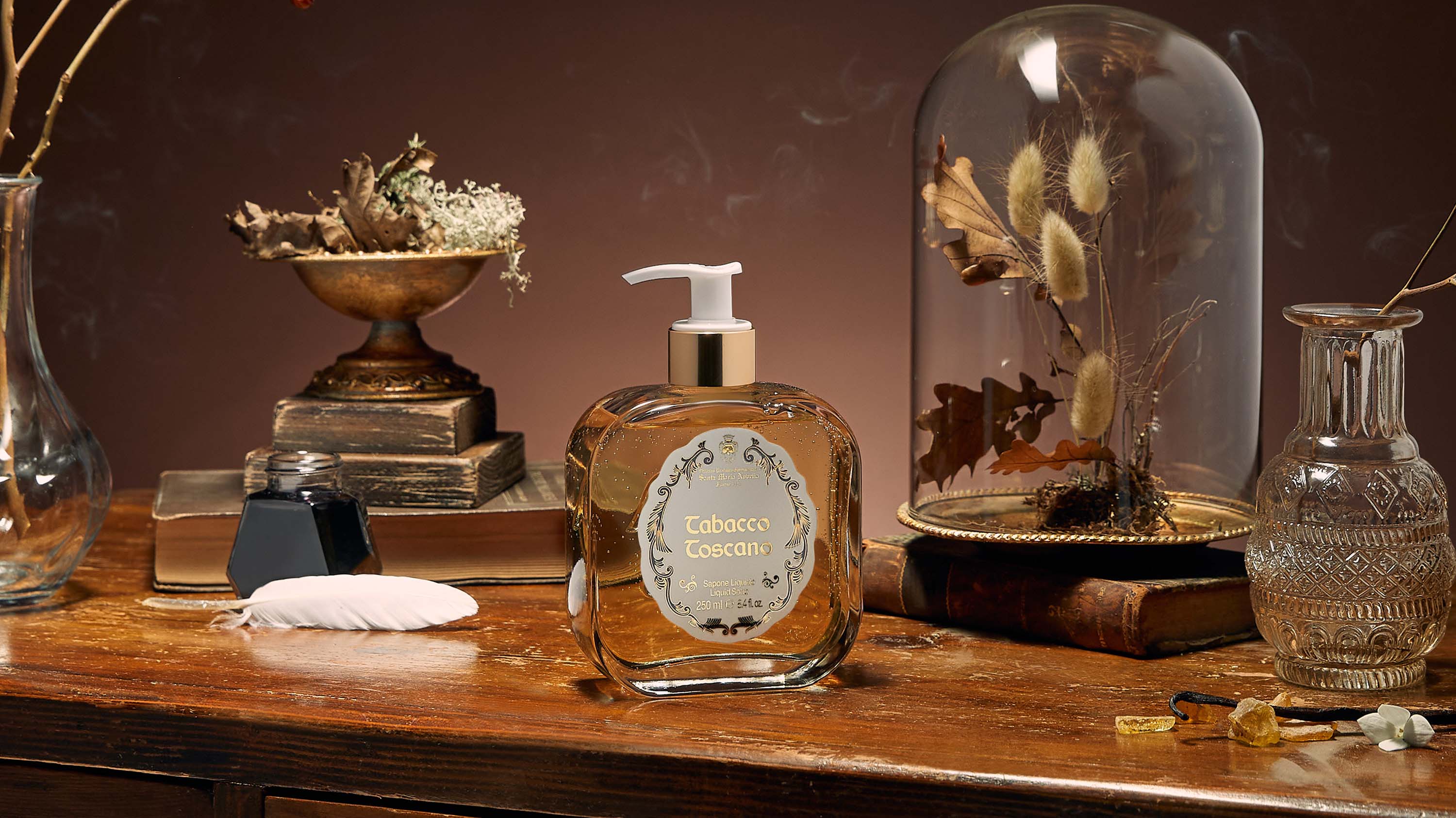 Tabacco Toscano: Luxury Liquid Soap - Santa Maria Novella UK Tabacco Toscano: Luxury Liquid Soap - Santa Maria Novella UK