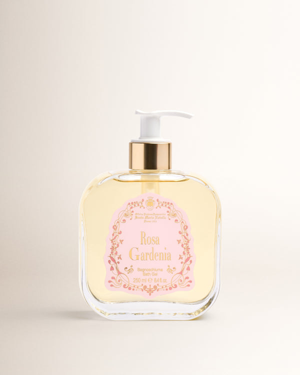 Rosa Gardenia Glass Bath Gel