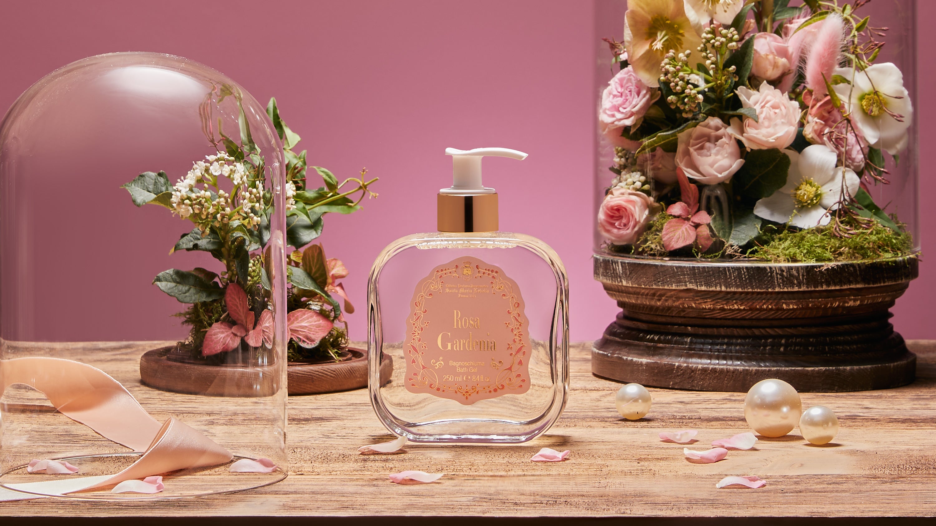 Rosa Gardenia Bath Gel