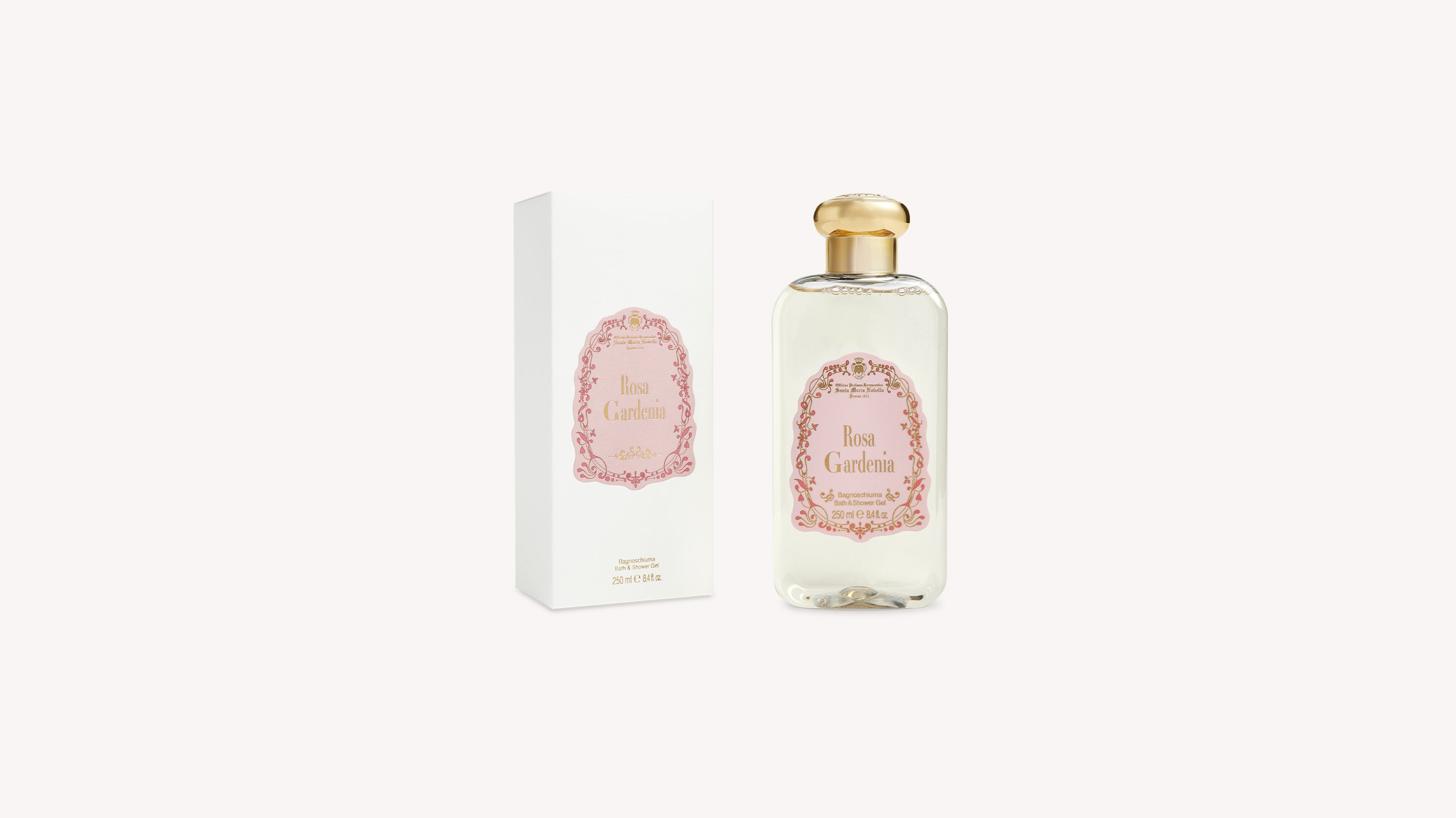 Rosa Gardenia: Luxury Bath Gel - Santa Maria Novella UK