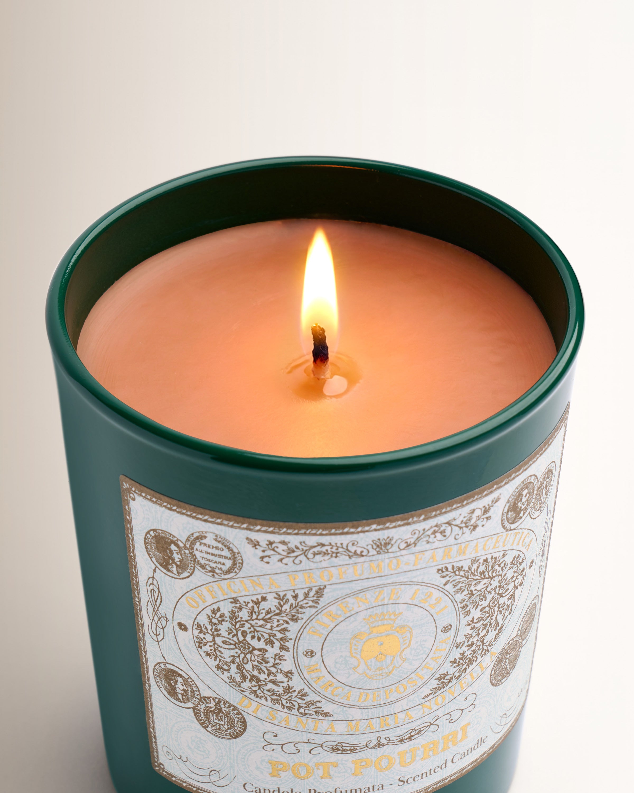 Pot Pourri Glass Candle