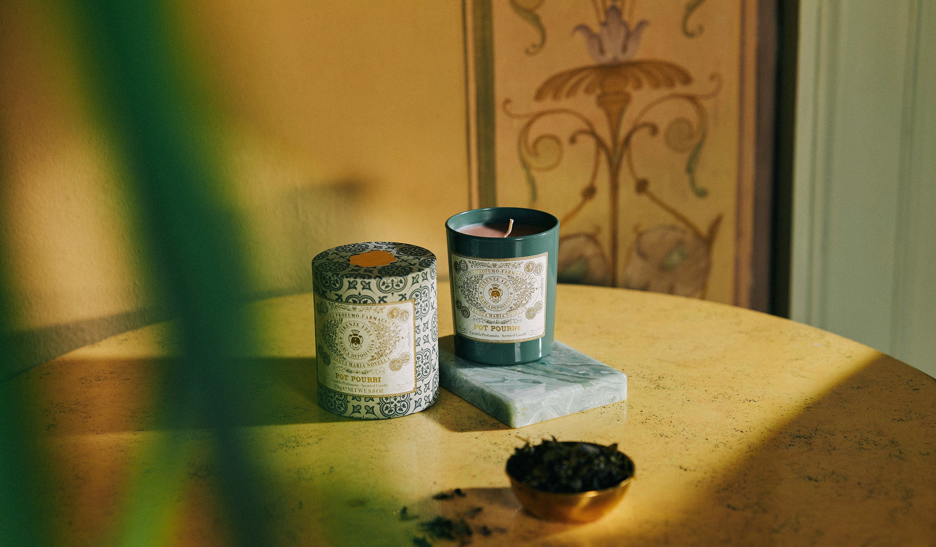 Pot Pourri Scented Candle