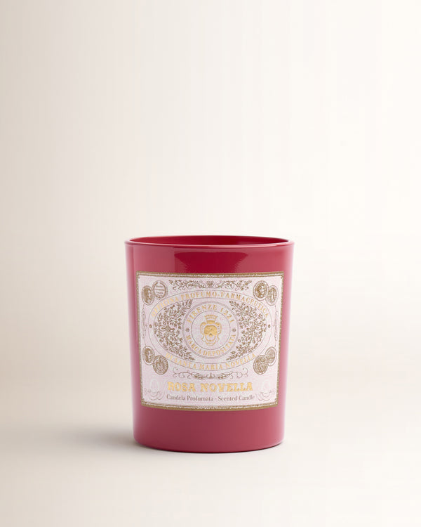Rosa Novella Glass Candle