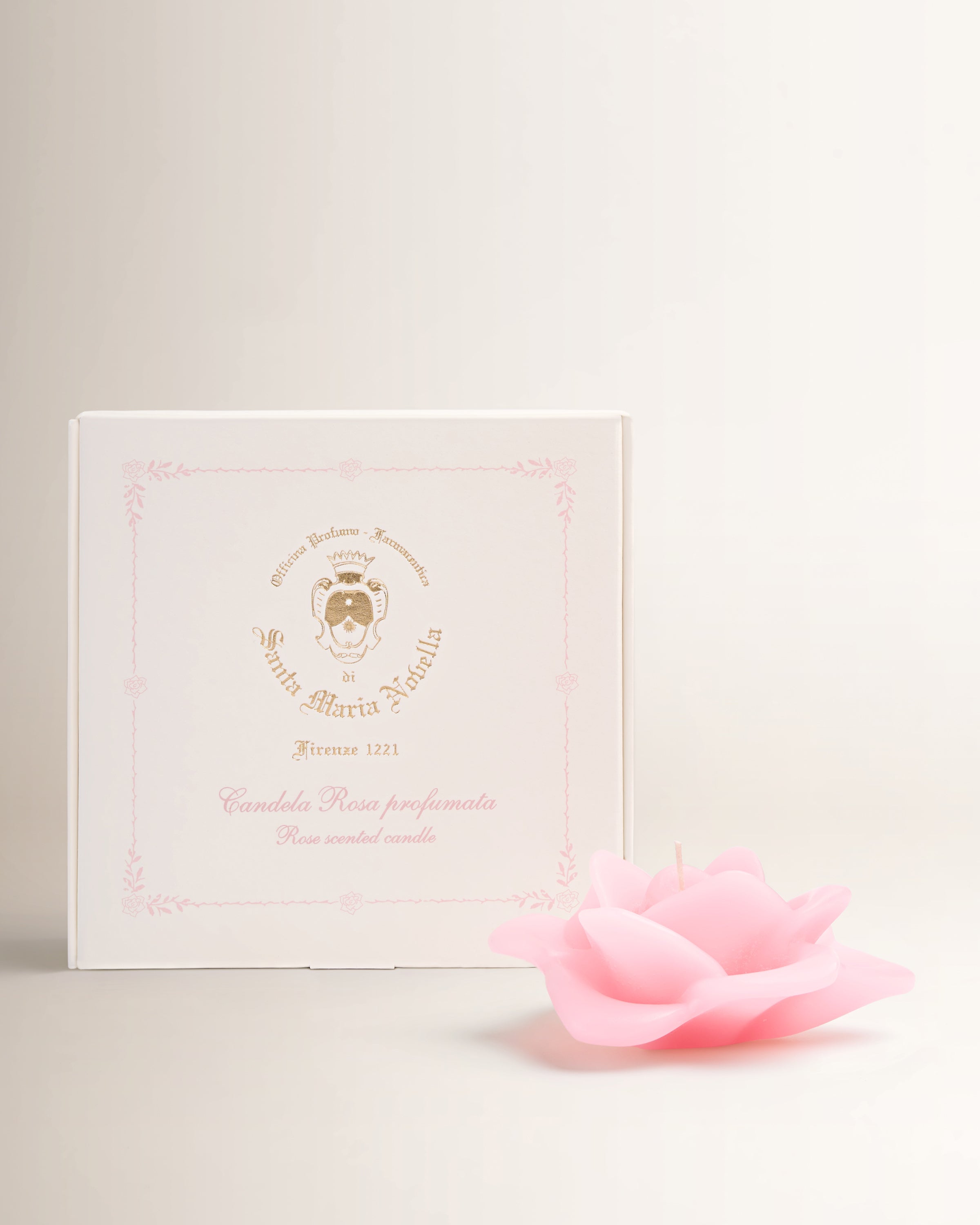 Rosa Shaped Scented Candle